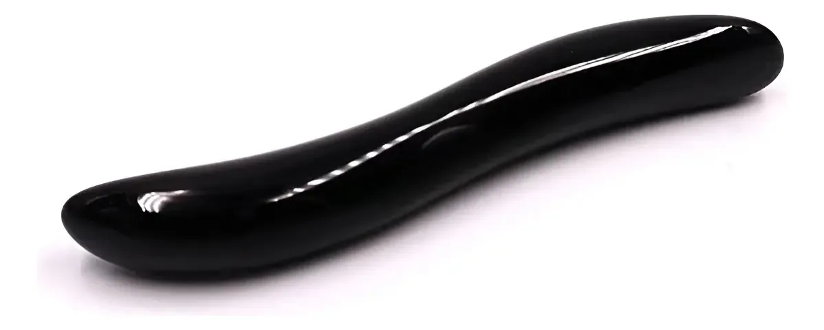 Pedras de massagem Windfulogo Guasha, rolo de obsidiana, P