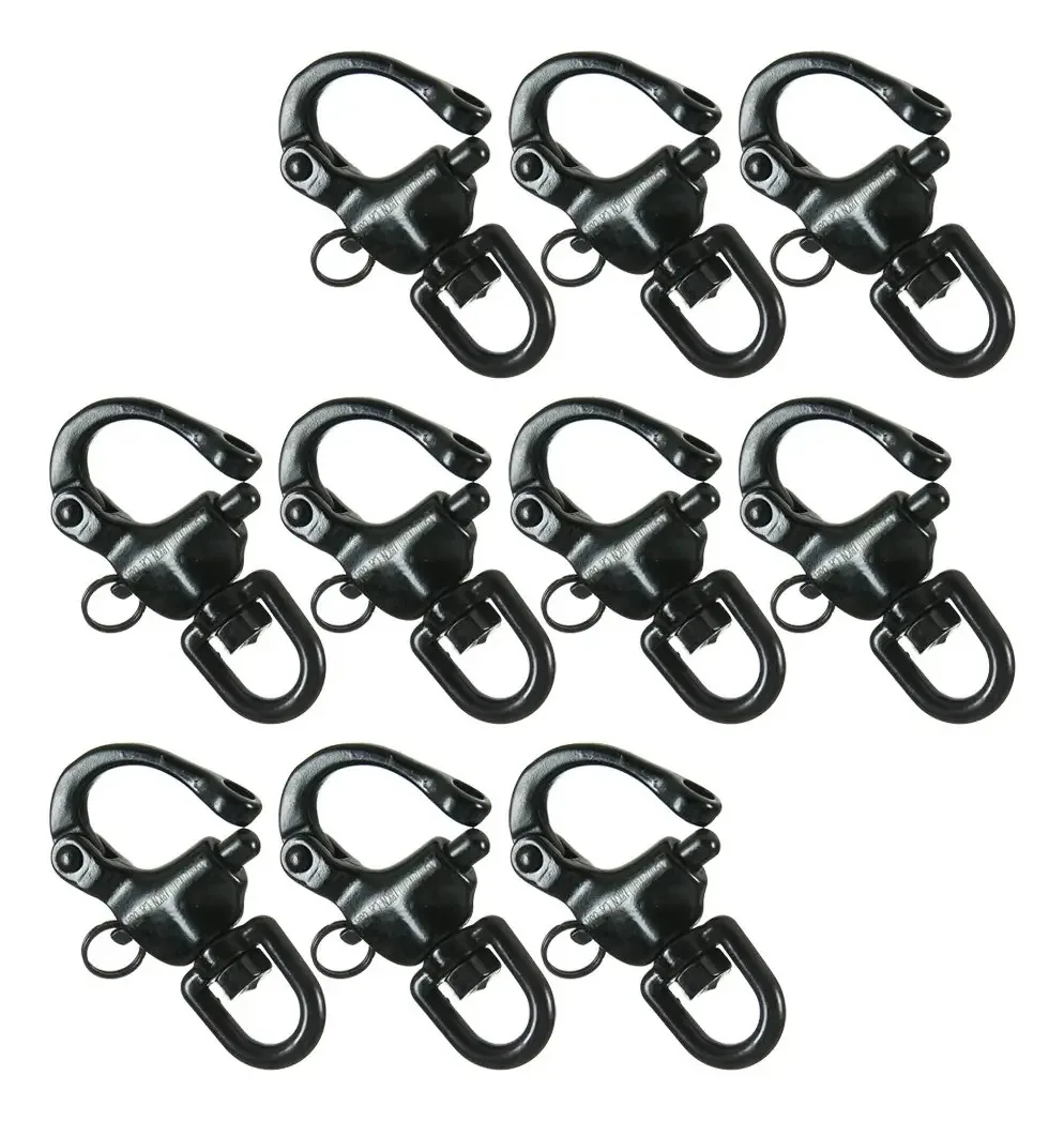Mosquetão de escalada preto Fusion FP-2999-SW-BLK