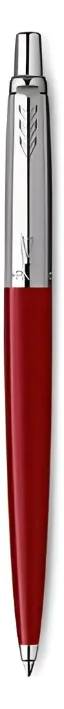 Caneta Parker Jotter, tinta preta, exterior vermelho
