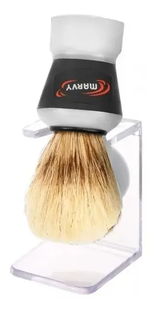 Escova de barbear e porta-escovas Marvy®, pretos
