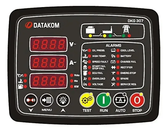 Datakom Dkg-307 - Painel de controle automático de falhas para gerador, driver Amf