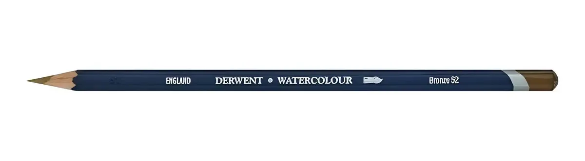 Lápis Aquarelavel Derwent Watercolour A Cor Marcação Bronze 52