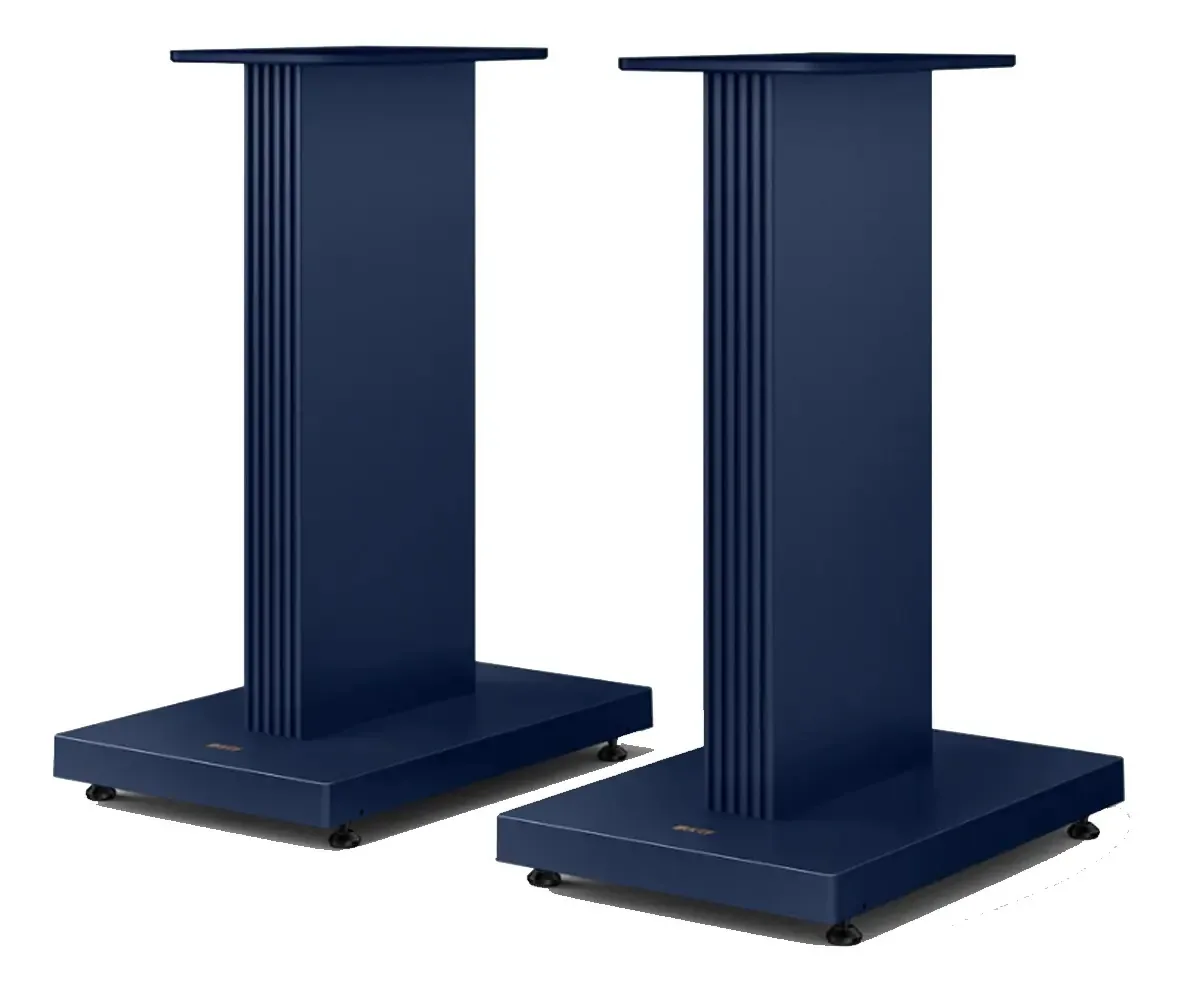 Suportes para alto-falantes Kef S3 Floor Stand, cor azul. Cor azul