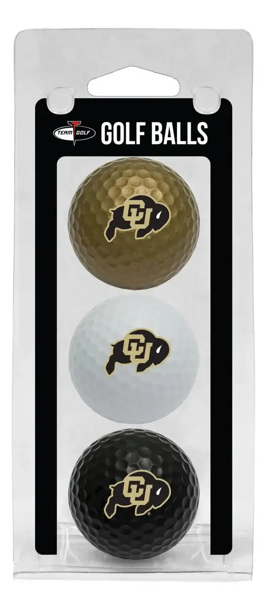 Bolas de Golfe Regulamentadas Ncaa Pacote com 3 Cores