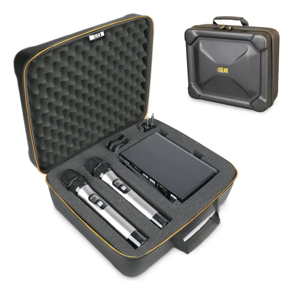 Estojo de microfone Usa Gear Estojo de microfone Inalambri
