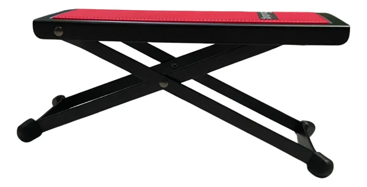 Suporte de guitarra Soundking Classic ou suporte de guitarrista, cor vermelha