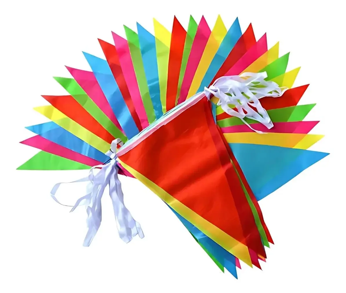 Bandeiras multicoloridas de 80 mm X150 para festas e aniversários