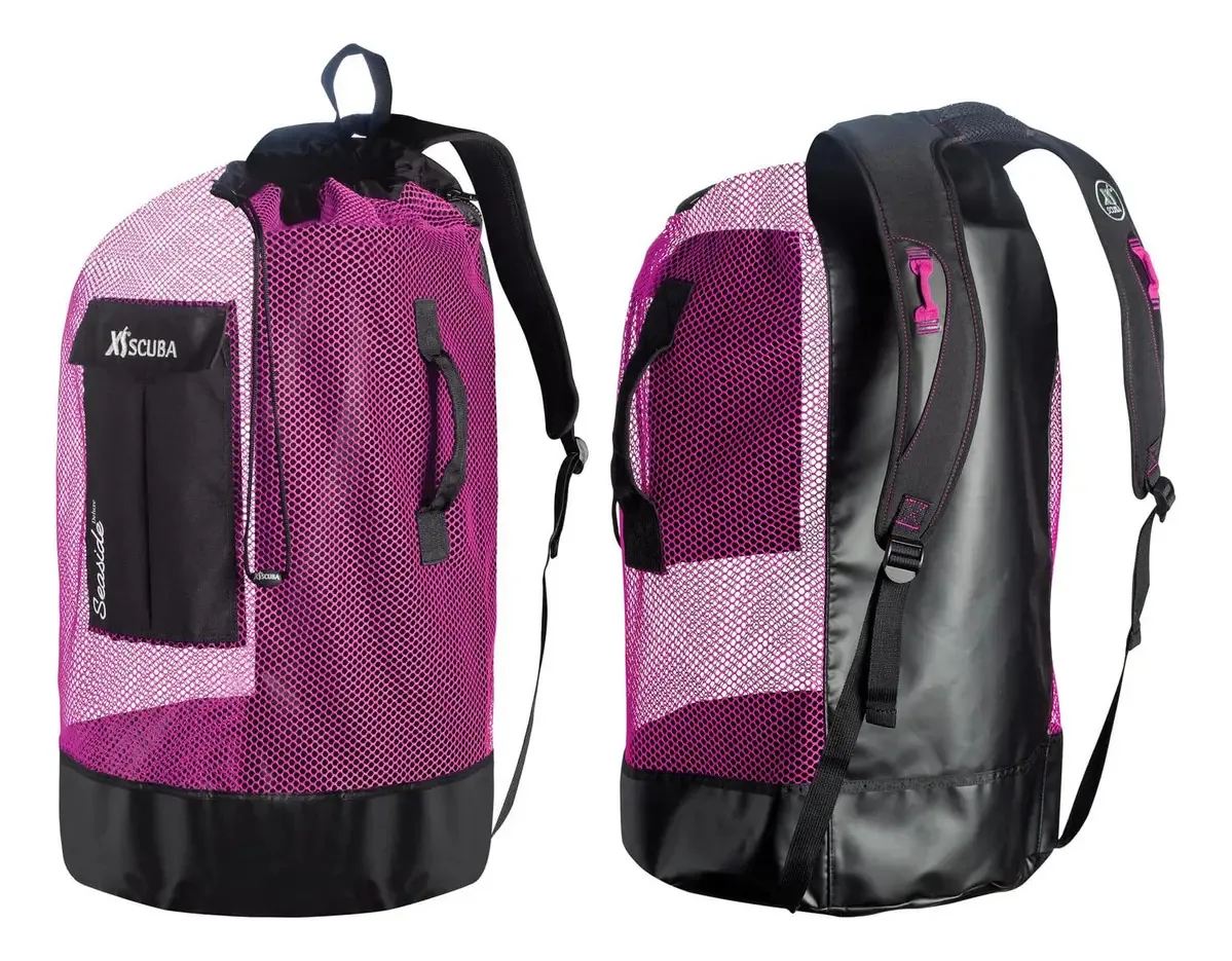 Mochila de malha Xs Scuba Seaside Deluxe - rosa