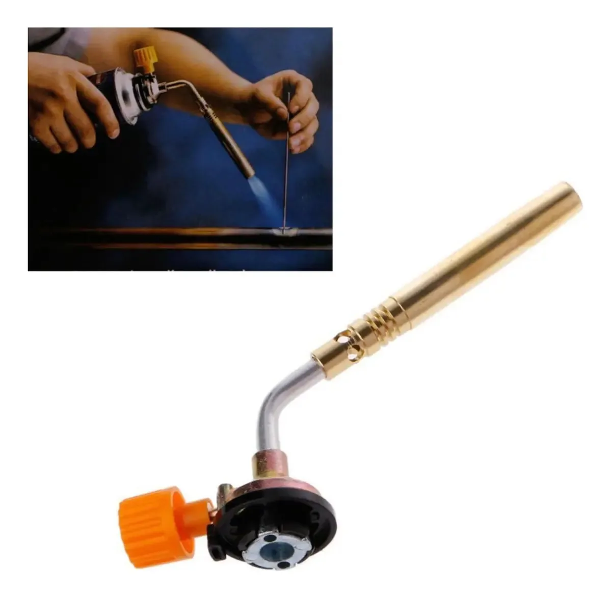 Soldador de tocha a gás butano Pico Bronze Torch
