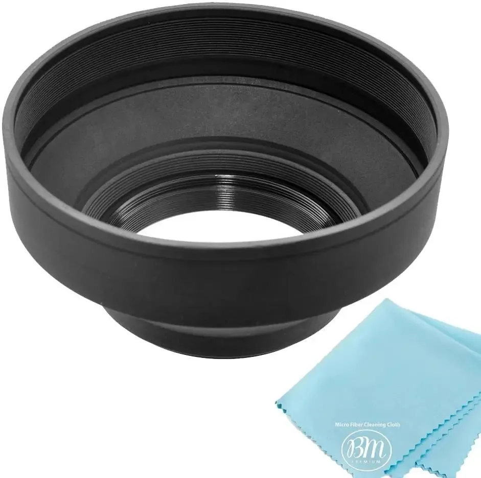 Capa de lente HQO de 77 mm para Nikon Coolpix P1000 16.7 Soft