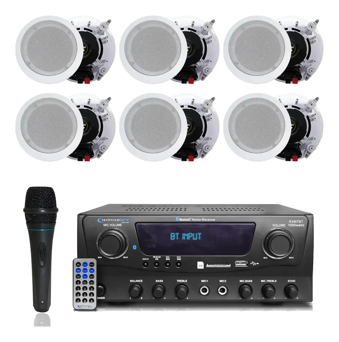 Kit de Microfones Technical Pro.