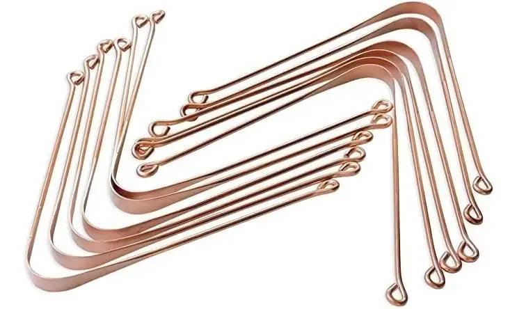 Conjunto de 12 Limpadores de Língua Pure Copper da Healthgoodsinâ