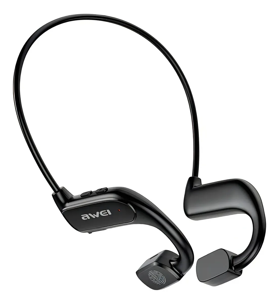 Fone De Condução Óssea Awei A897bl Over Ear Bluetooth Preto