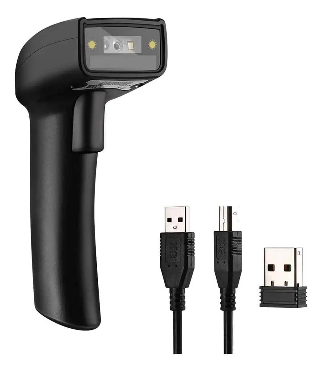 Magill Scanner de Código de Barras, Scanner de Código de Barras QR, Leitor de Código de Barras USB 1D 2D com Cabo Portátil para Scanner de Código Datamatrix 2D
