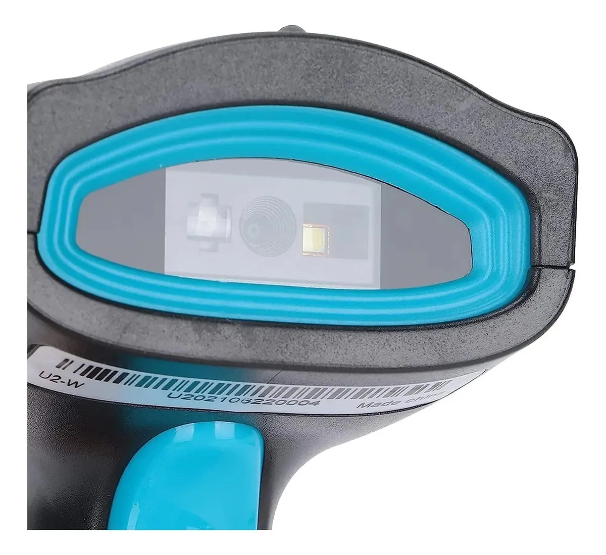 Magill Scanner de Código de Barras Portátil, Pistola de Scanner de Código de Barras à Prova de Poeira com Iluminação Auxiliar para (cor: Azul Escuro) (Azul Escuro)