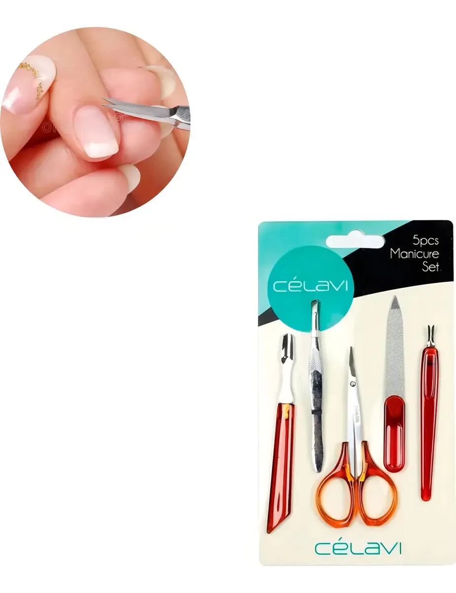 Conjunto de manicure Celavi, 5 unidades