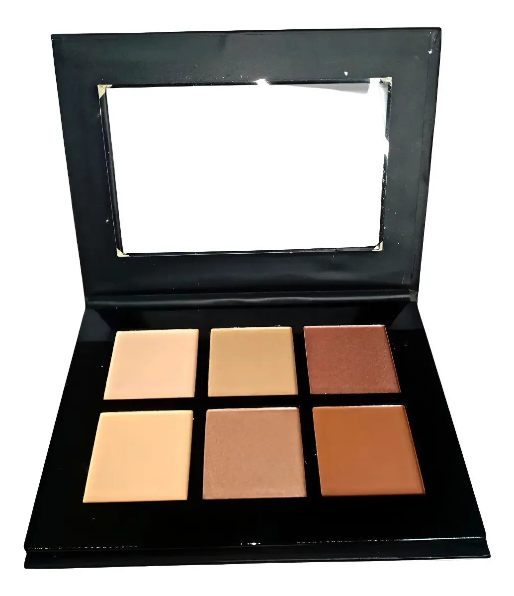 Paleta de iluminadores variáveis Célavi Flawless de 6 tons
