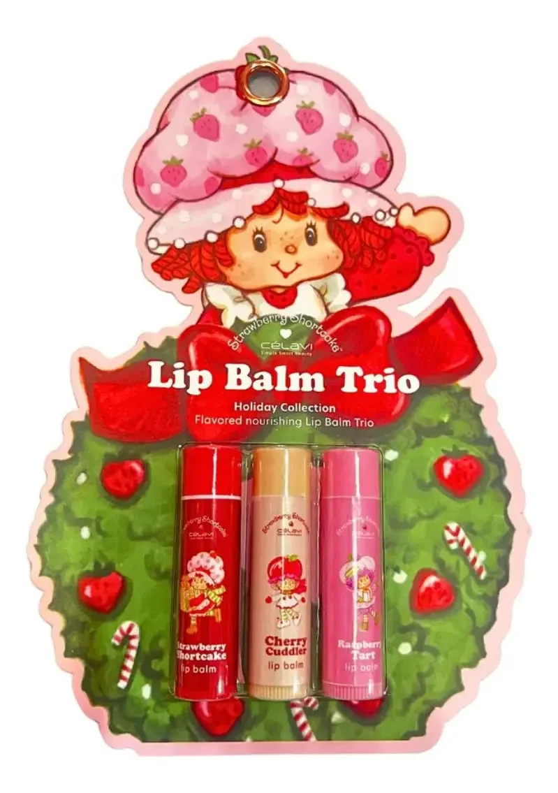 Trio de Bálsamos Labiais Rosita Fresita Célavi