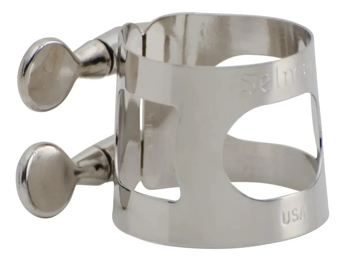 Ligadura para clarinete Selmer 1719 Bb, níquel