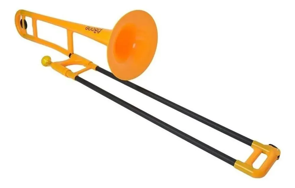 Pbone - Trombone De Plástico Pbone Music Amarelo