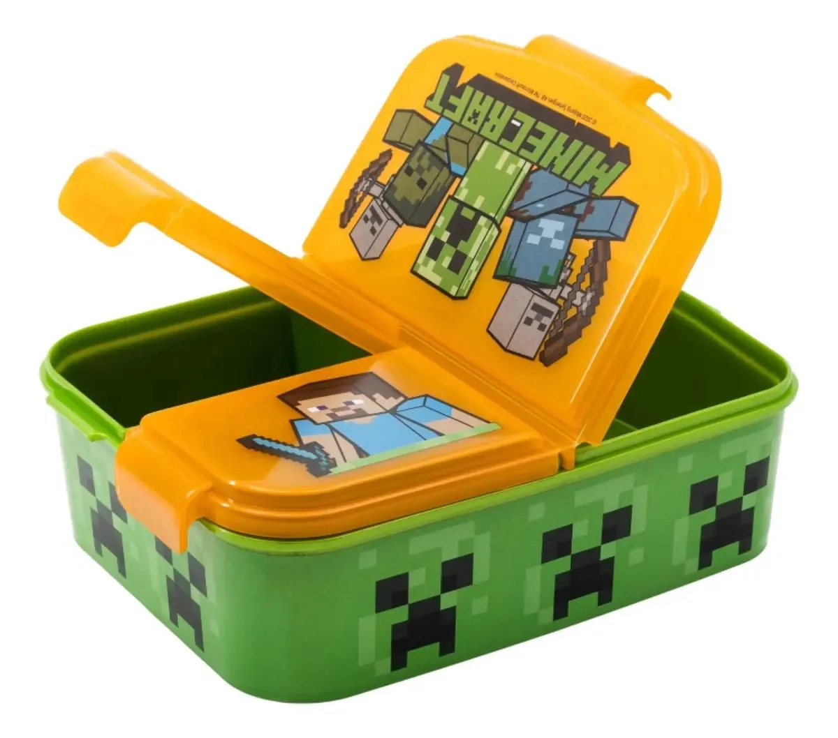 Recipiente hermético para vários sanduíches Minecraft