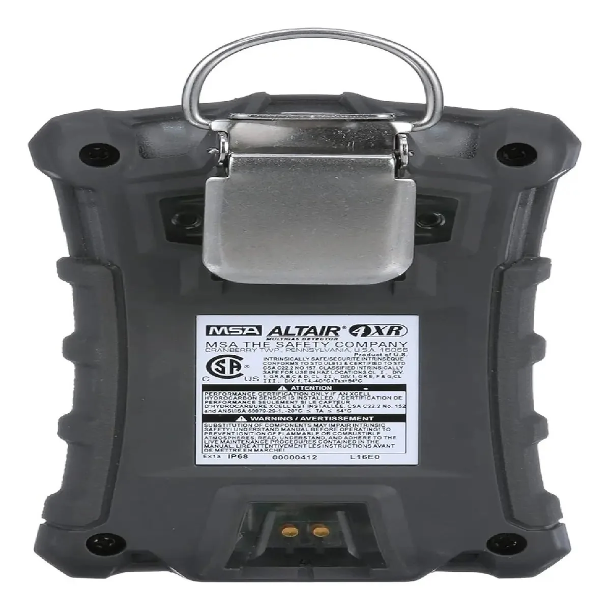 Detector de gás Altair LEL-O2-H2S-Co Mas 4xr preto