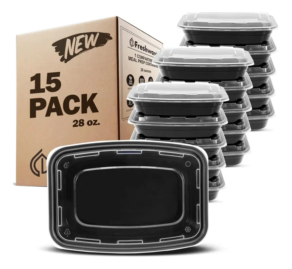 Recipientes para preparação de refeições Freshware 15 - High