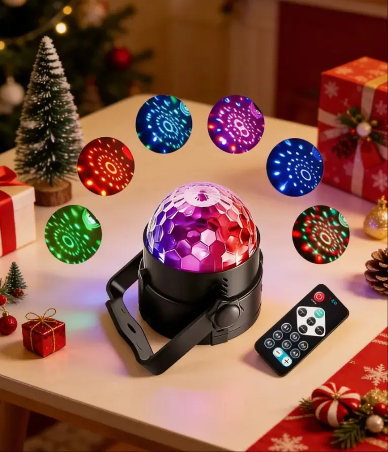 Bola de luz de festa LED multicolorida Dblue com controle