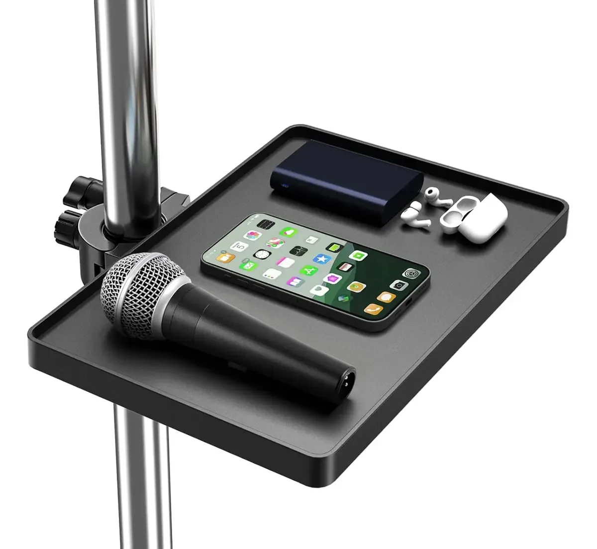 Bandeja de suporte de microfone universal, suporte de microfone