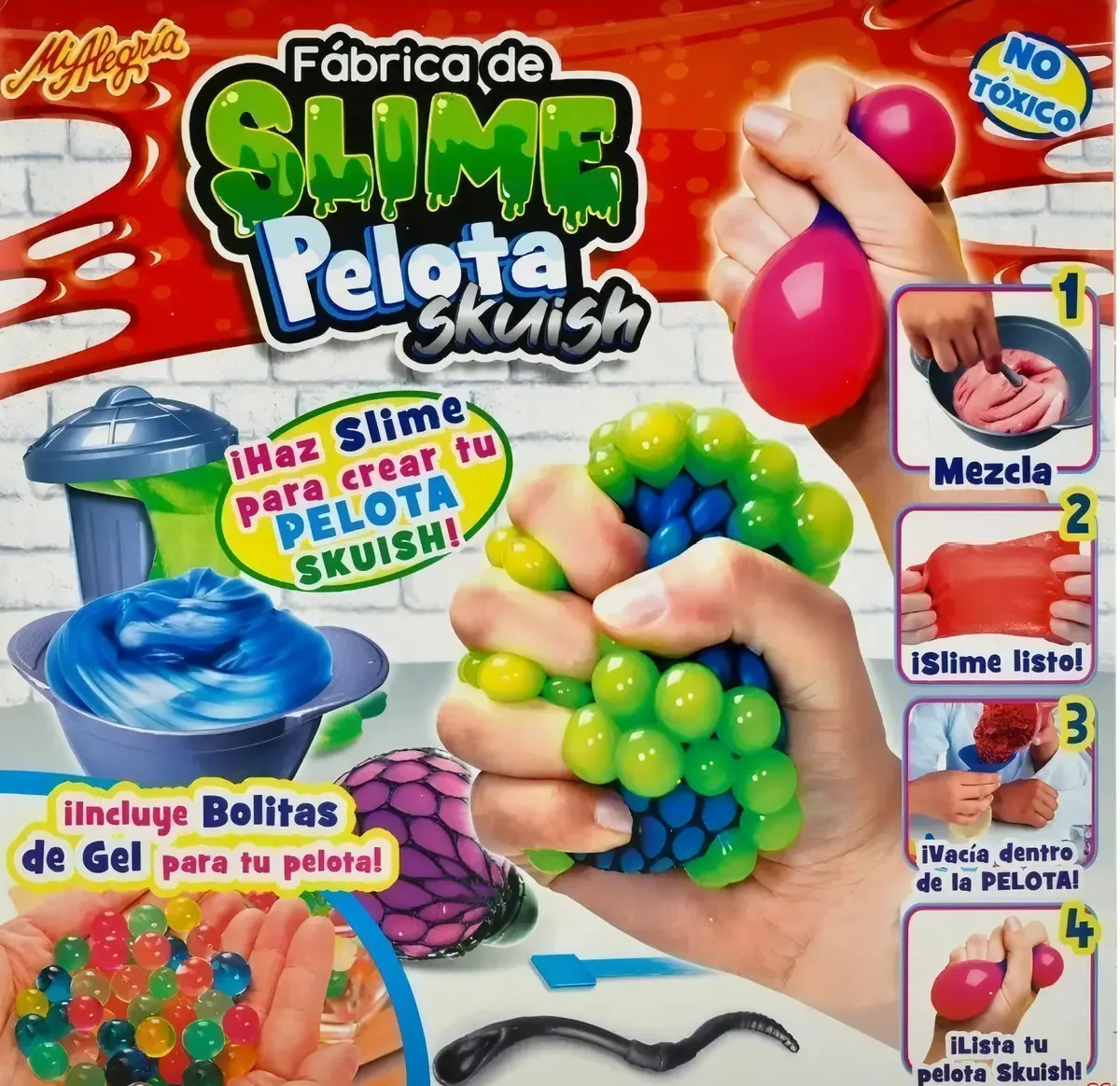 Fábrica de lodo Skuish Ball, brinquedos My Joy