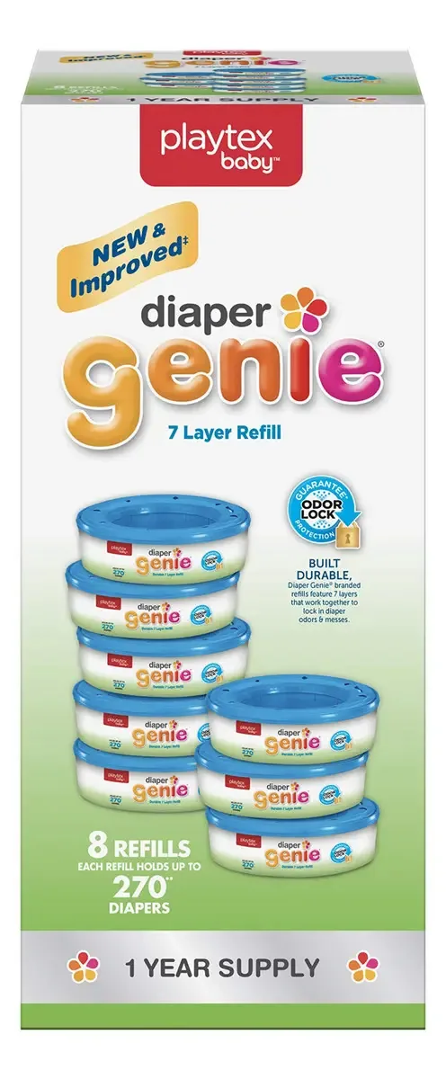 Recarga Playtex Baby para Diaper Genie (8 Unidades)