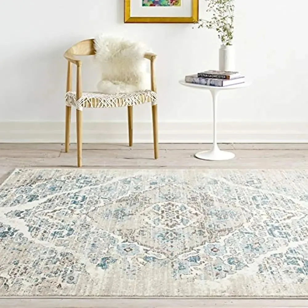 Tapete 4620 Distressed Cream 311x53 Area Tapete Nue grande