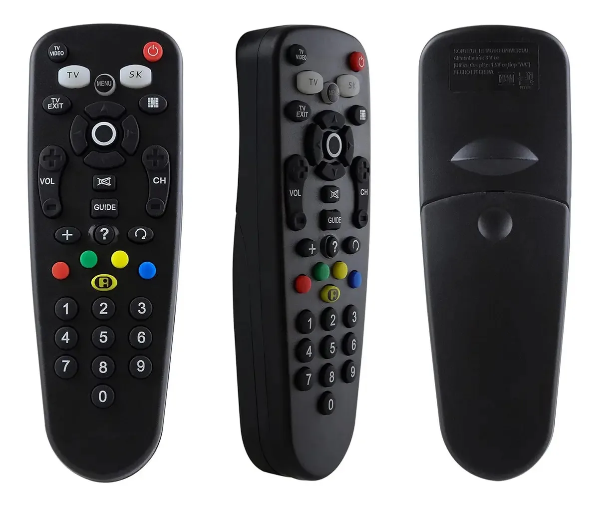 Controle remoto compatível com decodificador de TV Sky Ve