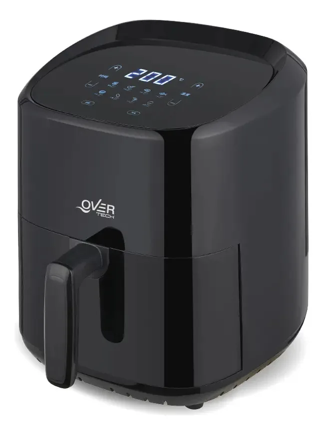 Fritadeira elétrica sem óleo Overtech 1450w Fritadeira de ar de 3,5 litros Ov-104.5 8 programas antiaderente