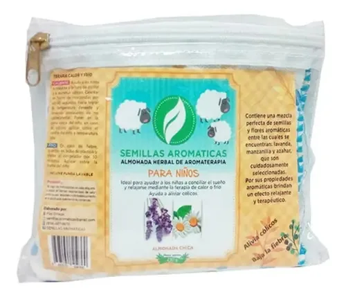 Almofada térmica de aromaterapia para crianças pequenas