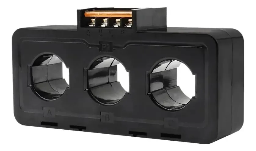 Transformador de Corrente Trifásico Ungmuqdd CT Precisão 0.5 Abertura 35 mm 100/150/200/250/300/400/500 Relação 5A (cor: 500A 5A)