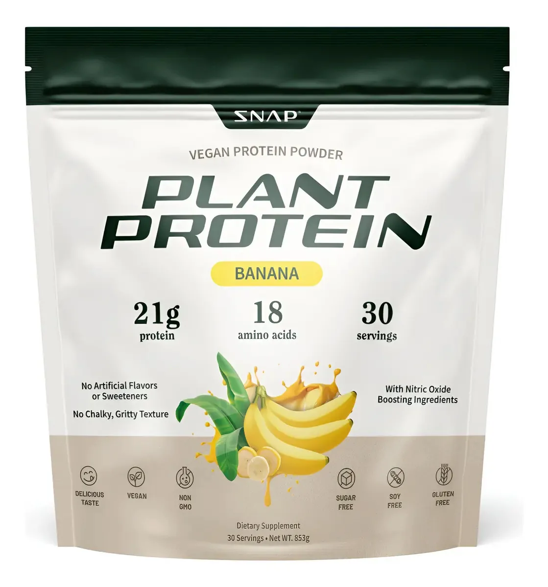 Snap Supplements Suplementos proteicos veganos baseados em 1