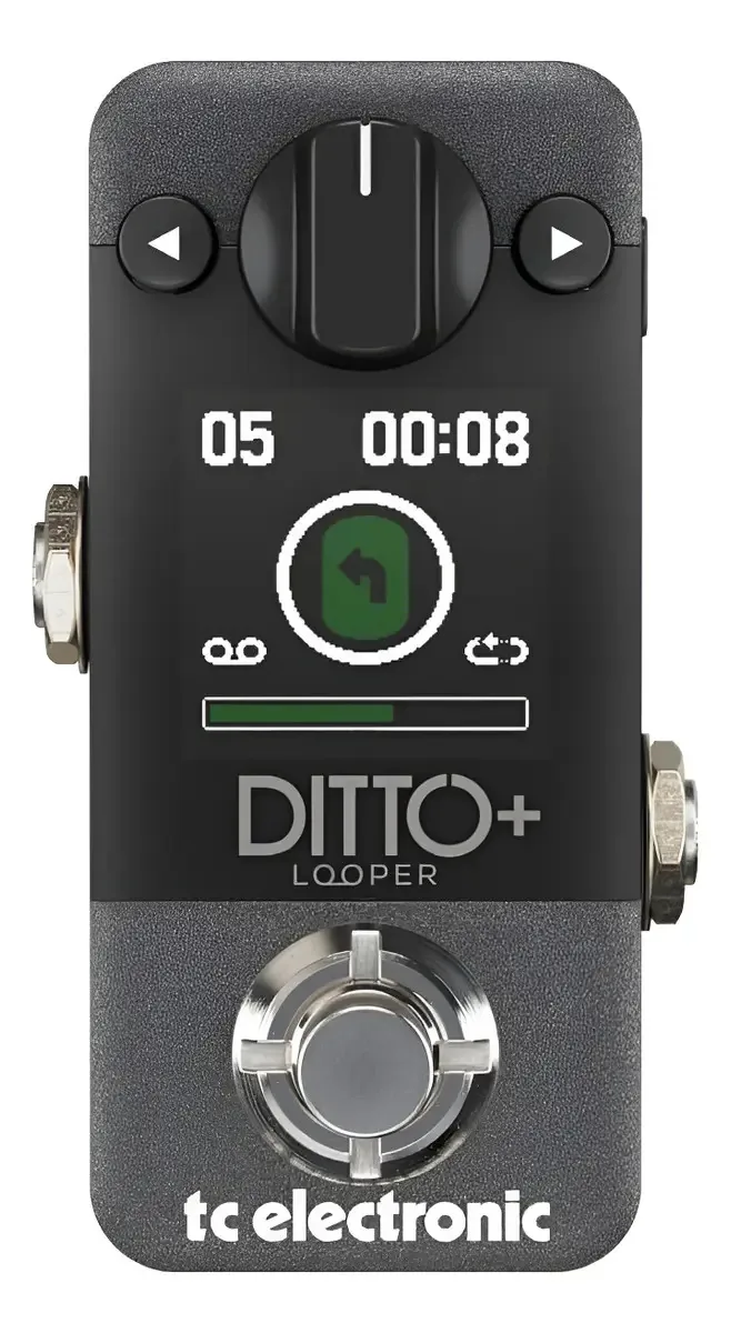 Pedal Looper TC Electronic Ditto+ Digital para Guitarra Elétrica