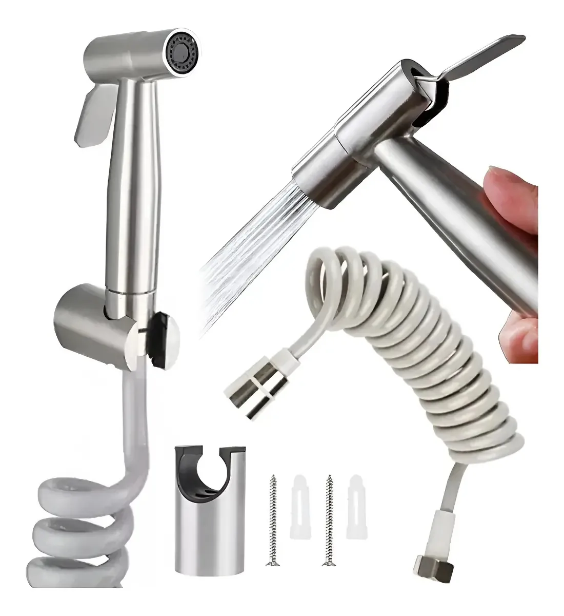 Kit de torneira de spray de bidê portátil inodoro para higiene pessoal