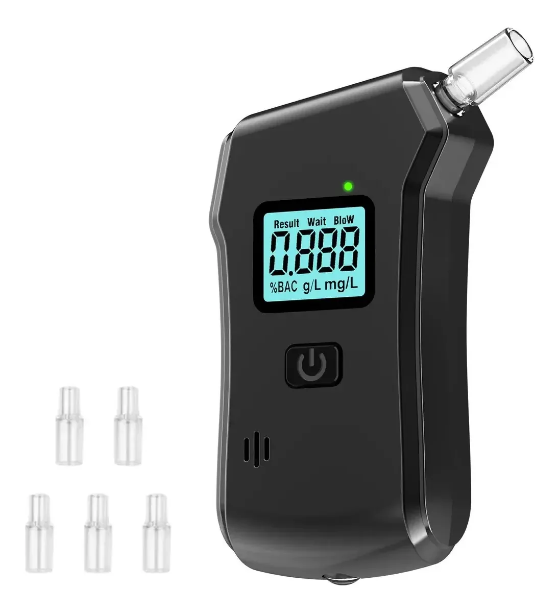 Testador de álcool digital portátil
