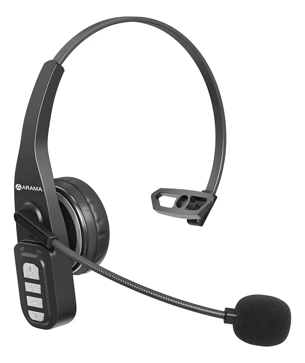 Fones de ouvido Bluetooth Arama com microfone, fones de ouvido Bluet