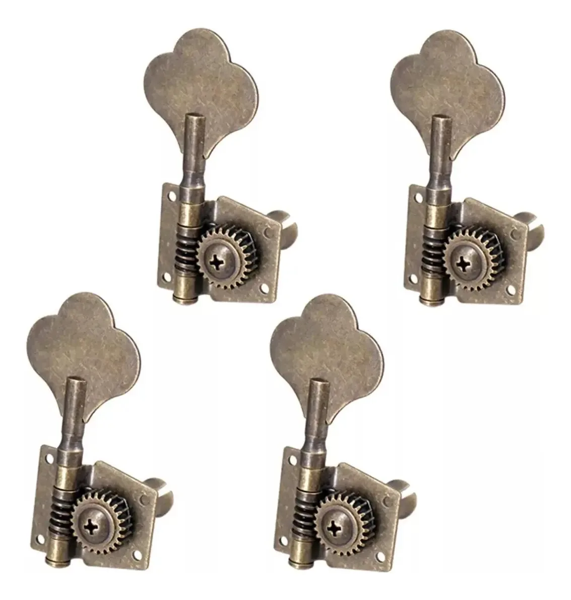 Electric Bass Tuning Pegs 4r Pegs Cor Bronze Cor Bronze Antigo