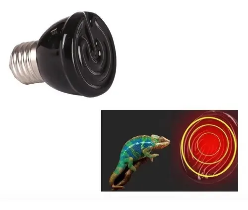 Lâmpada de calor infravermelha Reptil 100w 220v Antibios Xtrm C