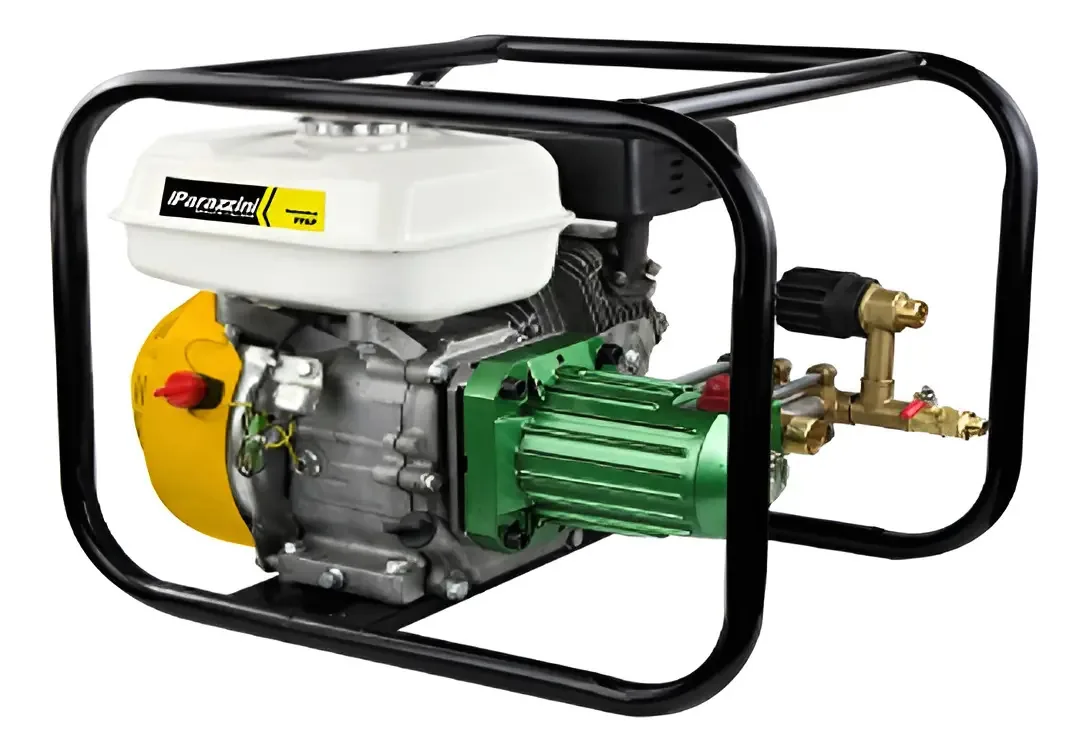 Aspersor fumigador amarelo de alta pressão Parihuela de 6,5 cv a 4 tempos