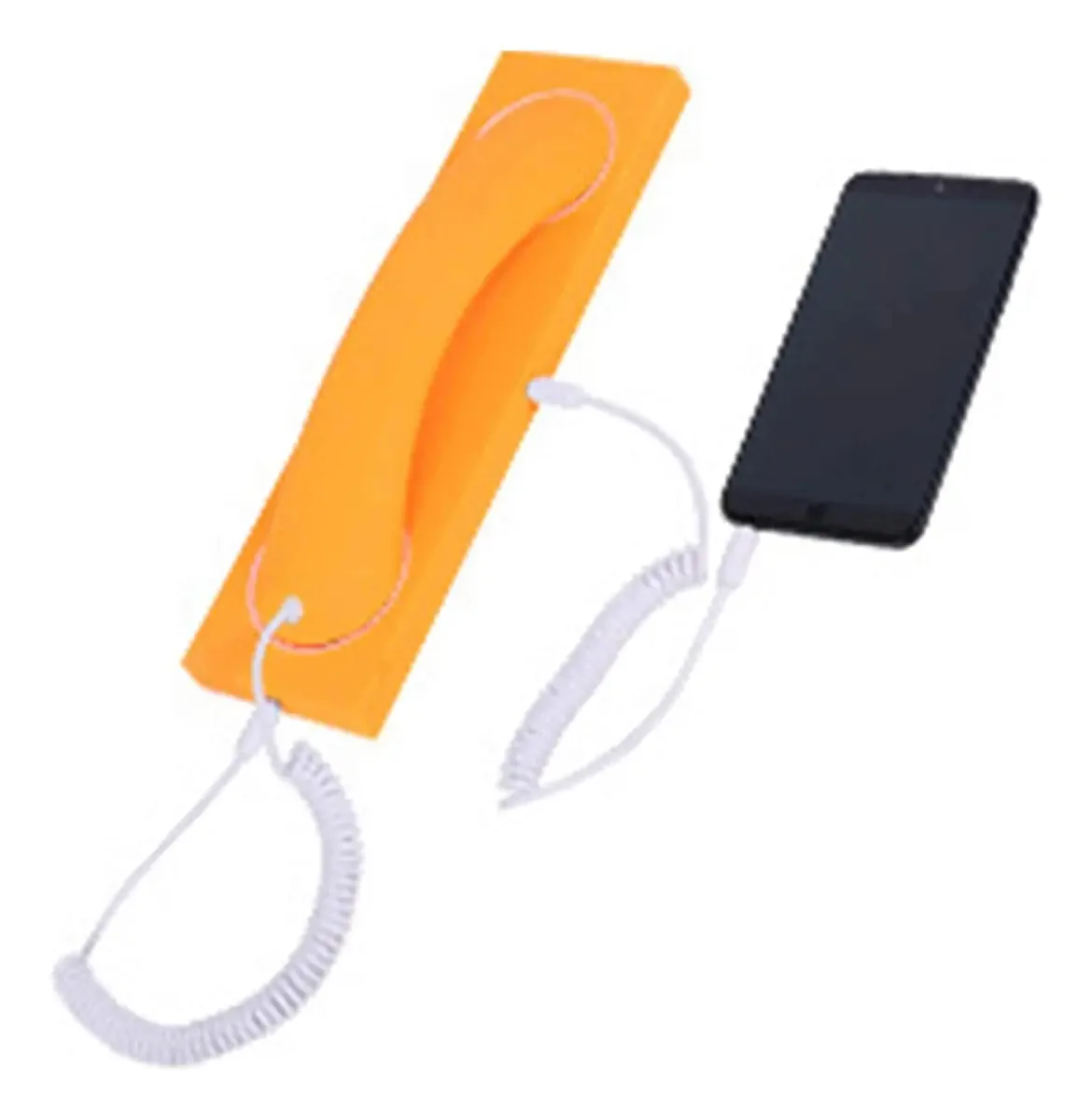 Fone de ouvido fosco para telefone celular Cmjsgg Fone de ouvido retrô com base de receptores de fone de ouvido para celular e computador