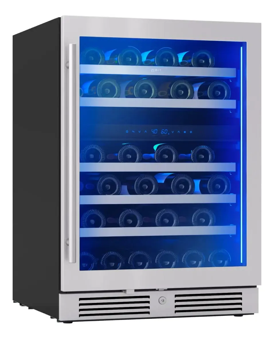Zephyr Presrv - refrigerador de vinho duplo de 24 polegadas