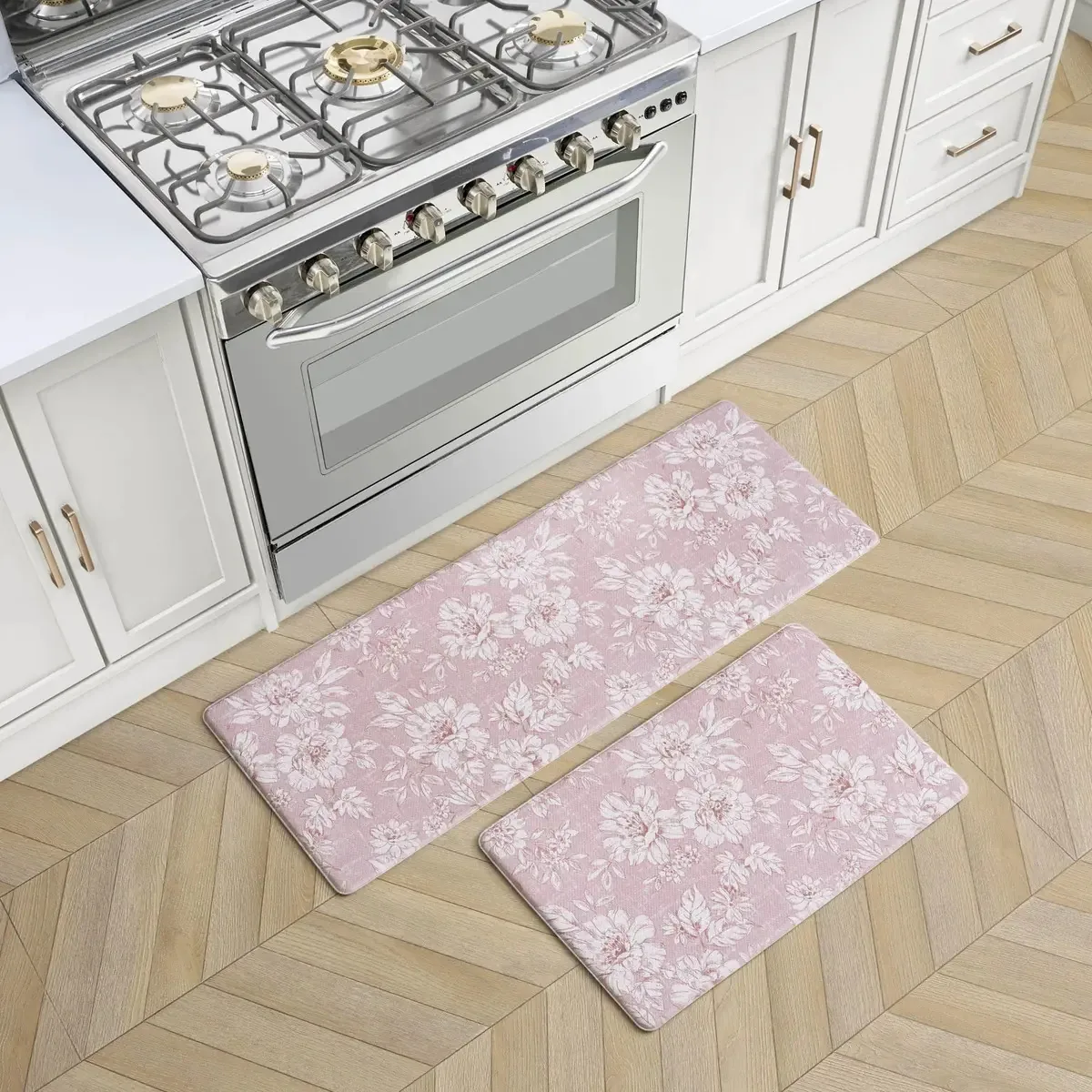 Laura Ashley - Tapete de cozinha antifadiga, design floral