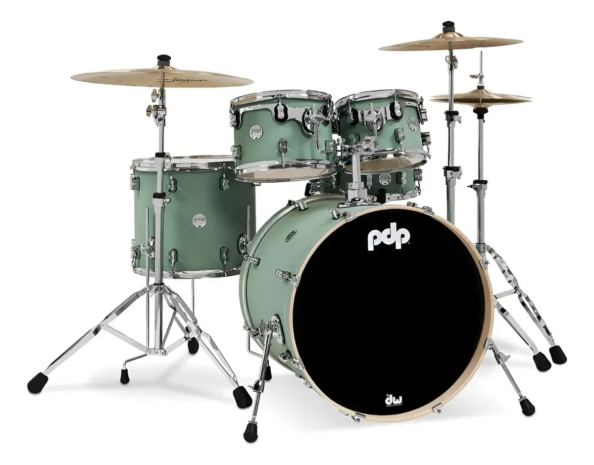 Pacific Drums & Percussion Drum Concept Maple, 5 peças,. Cor: Preto