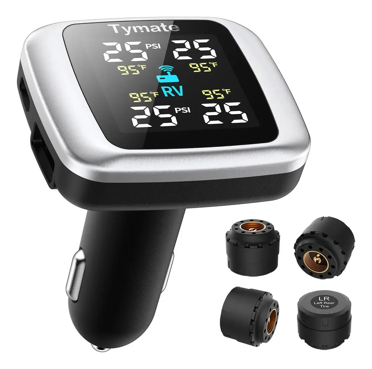 Sistema de monitoramento de pressão de pneus Tymate Tm7 Ews
