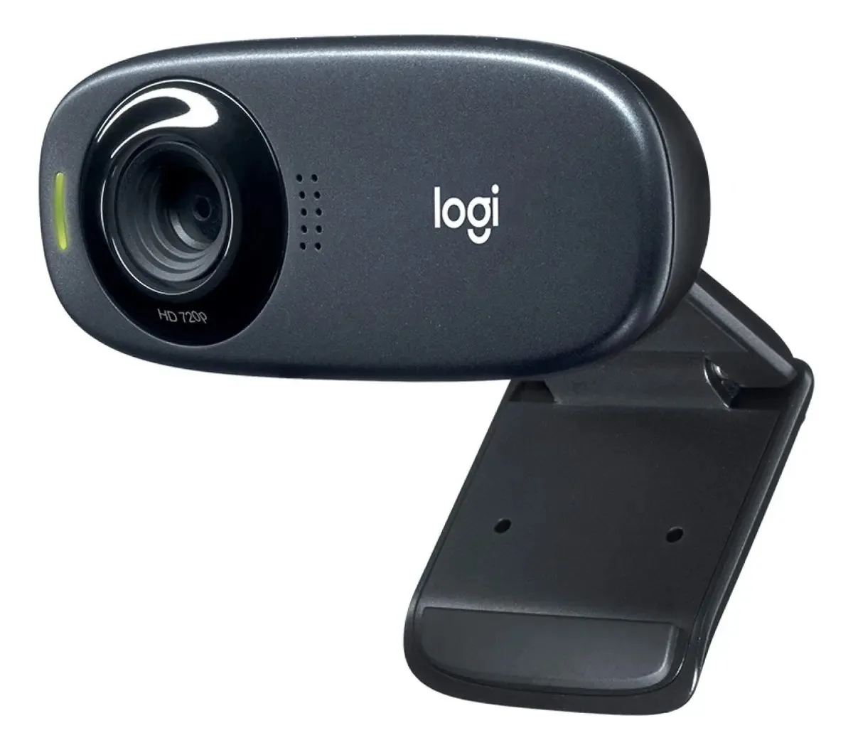 Webcam Logitech Hd 720p Full HD preta